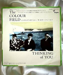 ★The Colour Field / Thinking Of You　7inch/EP/Single●1985年日本盤(Chrysalis WWS-17527)　カラーフィールド　ファンボーイスリー