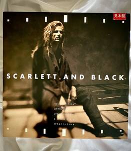 ★Scarlett And Black 　見本盤LP + アルバム未収録12インチ盤　●1987年日本盤(VJL-28040)　スカーレットアンドブラック