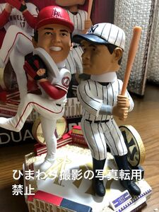 【超レア世界421個限定！】大谷翔平 ベーブルース 伝説の二刀流ダブル ボブルヘッド