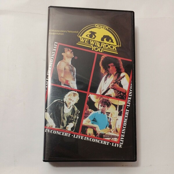 zaa-492♪ウィ・ウィル・ロック・ユー/クイーン Queen　90分　『VHSビデオ』東芝EMI（1999/04発売）