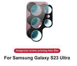 Galaxy S23 Ultra SC-52D SCG20 カメラレンズ ガラス 3D 保護フィルム ギャラクシー s23 ウルトラ