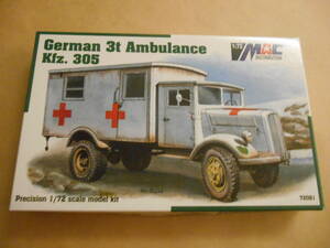 ( nationwide equal postage 290 jpy included )1/72 MAC Germany 3t first-aid truck Kfz.305