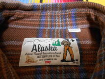 １９８７年製 Levi's リーバイス ALASKA ネルシャツ ビンテージ 樵タグ LUMBER JACK CALIFORNIAフライフィッシング毛鉤ロッククライミング_画像8