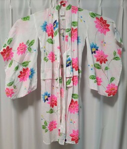  yukata *7~8 -years old for * floral print 