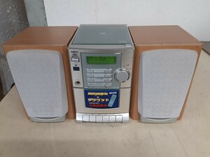  consumer electronics 11]SANYO CD cassette component Sanyo Sanyo DC-DA9 mini component audio equipment speaker system interior music appreciation present condition 