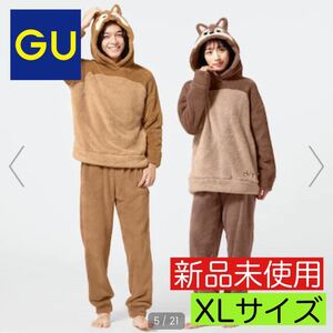 新品 未使用《GU ジーユー》ディズニー チップ＆デール マシュマロフィールラウンジ ルームウェア XL 2点セット