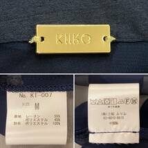 KIIRO 三松 シースルー 水玉 ガウン 羽織りネイビー 紺 Mサイズ キイロ ふりふ 着物 羽織り ロングコート 3070492_画像5