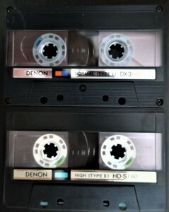 DENON X3/60 ノーマルポジション + HDS 80 ハイポジション カセットテープ 中古品