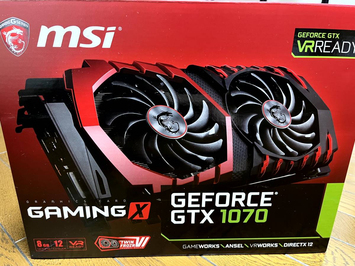ヤフオク! -「msi gtx 1070 gaming x 8g」の落札相場・落札価格