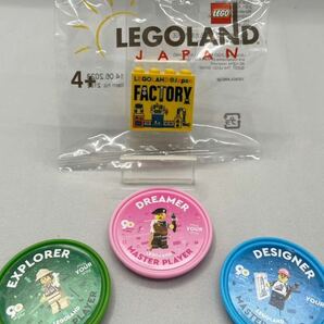 【新品】レゴ LEGO ファクトリー ブロック レゴランド 2023 ポップバッジ3個セット　LEGOLAND