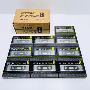 激レア TDK PLAY TIME 8 カセットテープ　10個セット