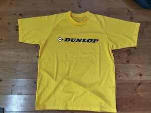 DUNLOP Tシャツ 黄色 フリーサイズ 未使用 訳あり オンワード樫山製 ダンロップ 055