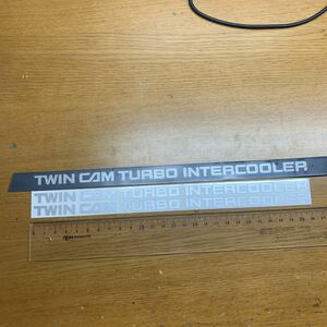 シルビア　S13 サイドモール　TWIN CAM TURBO INTERCOOLER　日産　ニスモ　RPS13 180SX PS13 KRPS13 RS13 ターボ SR20DET CA18DET