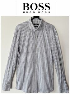 ヒューゴ・ボス　HUGO BOSS 長袖ポロシャツ　スリムフィット　サイズL