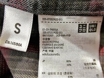 訳あり uniqlo undercover ユニクロ×アンダーカバー #072029 半袖 チェックBDシャツ:S_画像9