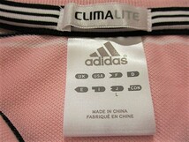 ◆adidas CLIMA LITE アディダス◆#343351 半袖 ボーダー 吸汗速乾ポロシャツ:L_画像8