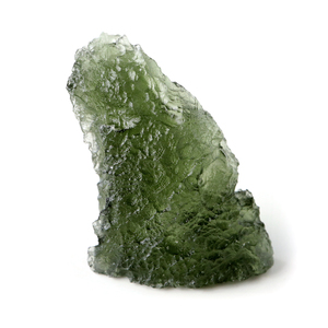 モルダバイト 原石 4.7g 穴無し 天然ガラス 1点物 宇宙の神秘 天然石 パワーストーン 癒し グリーン 緑 モルダウ石 moldavite