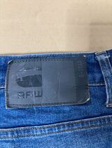 Y-1016 G-STAR RAW ジースターロウ REVEND デニムパンツ W30 ユーズド加工 股下短め ジーンズ ジーパン_画像3