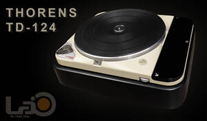 * совершенно работа хороший * THORENS Thorens TD124 корпус + чёрный подставка Switzerland