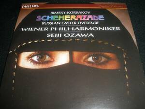 小澤 リムスキー＝コルサコフ 交響組曲 シェエラザード 序曲 ロシアの復活祭 ウィーン・フィル デジタル オリジナル 紙ジャケ
