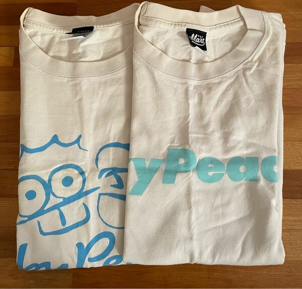 【USED】スカイピース 白 Tシャツ 2枚セット Mサイズ