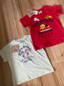 今年8月購入◎新品タグ付き◎アンパンマンTシャツ2枚セット◎