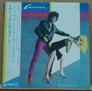 LP(帯付・ロック・’80年盤)エリック・カルメンERIC CARMEN/トゥナイト・ユー・アー・マインTonight You're Mine【同梱可能6枚まで】050824