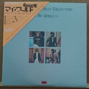 LP(帯付,2枚組,来日記念盤,ポップディスコ)ザ・ビー・ジーズTHE BEE GEES/The Bee Gees Best Collections My World【同梱可能6枚まで】0823