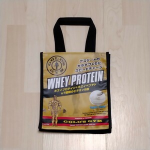 ■GOLDS GYM ゴールド ジム■トートバッグ ヨーグルト