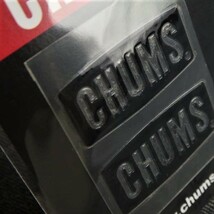 2枚セット CHUMS Emboss Sticker CH62-1125 WH Bk 新品_画像4