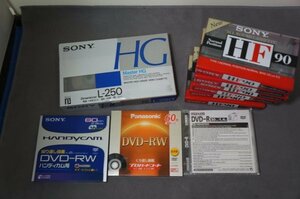 β　ベータテープ　カセットテープ　DVD-R　DVD-RW　ソニー　パナソニック　マクセル