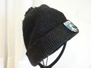 ￥ COAL ￥レディース・メンズ　編み込みハット　濃い灰色帽子　ニット帽　サイズ５６cm〜５９cm　キャップ　帽子