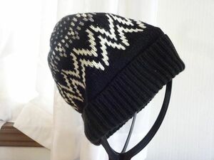 ＋ G.U.＋ジーユー レディース・メンズ　編み込みハット　ニット帽　サイズ５６cm〜５９cm　キャップ　帽子