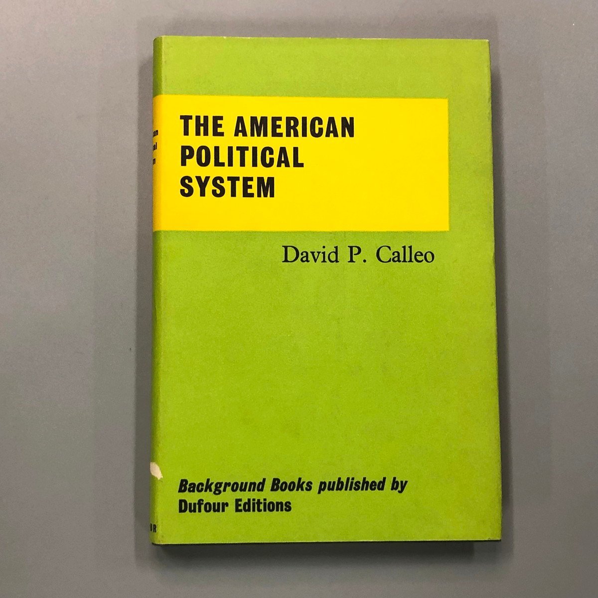 The American Political System by David P. Caleo, Painting, Art Book, Collection, Art Book