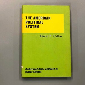 Art hand Auction 『 THE AMERICAN PCAL SYSTEM 』アメリカの政治制度 デビッド･P･カレオ著, 絵画, 画集, 作品集, 画集