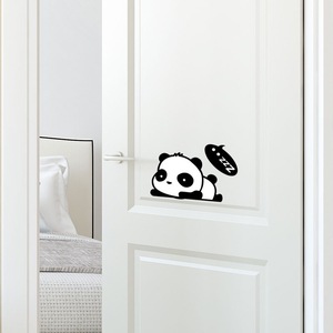  wall sticker YDD042.. Panda switch seal DIY wallpaper interior seat peeling ... seal free shipping 