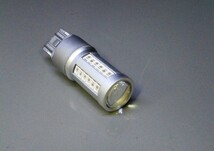 LEDバルブ T20ダブル 魚眼レンズ　2本セット 42LED　アンバー ハイロー ウインカー ポジション 交換用【AU-1681】zffql_画像5