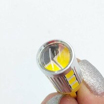 T10 黄金色 イエロー 2本セット★ 3000K LEDバルブ 14SMD 5630チップ　ウェッジ球　ライセンス球　ナンバー灯　ポジション_画像4