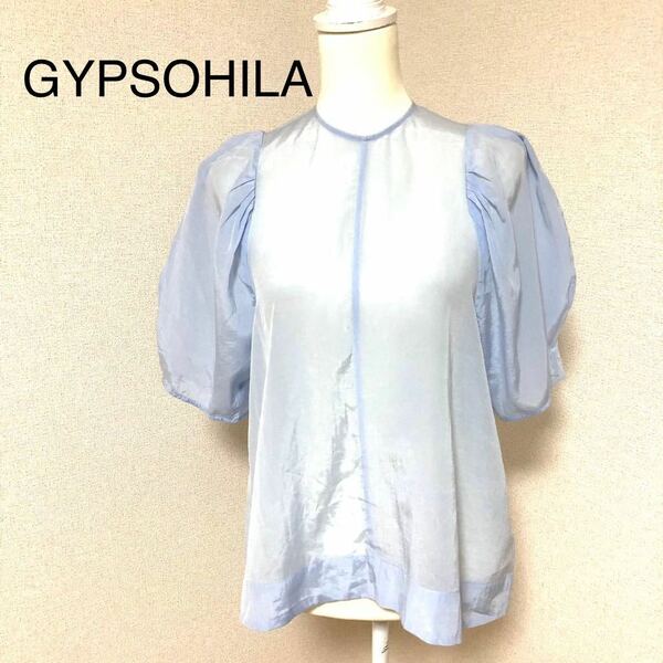 GYPSOHILA ジプソフィア シアー　パフ　トップス　ボリュームスリーブ