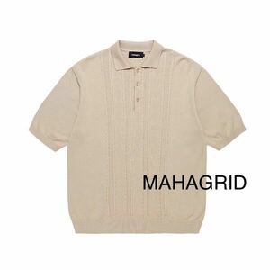 MAHAGRID マハグリッド　ケーブルニット　ポロシャツ　韓国 K-POP