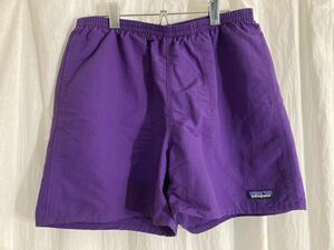 中古 廃盤 2020年製 メンズM patagonia バギーズショーツ 5インチ PUR パープル 紫 パタゴニア バギーズ baggies shorts 山と道