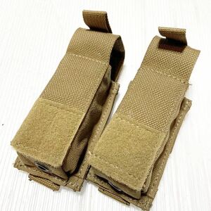 米軍放出品　未使用　Eagle Industries Kydex USMC ベレッタM9 9mm 15RD ハンドガンマガジンポーチ *コヨーテブラウン／　d