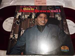 JAMES BROWN ジェームスブラウンのすべて ミスターダイナマイト 第１集 見本盤 ２枚組 赤盤LP 帯無し 白ラベル 東芝音楽工業 SP-9338B