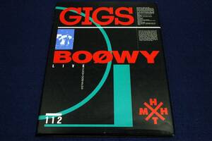 絶版■BOOWY【GIGS】LIVE写真集■シンコーミュージック/氷室京介.布袋寅泰.松井恒松.高橋まこと■初の本格的ライブ写真集