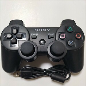 【分解清掃】【誤作動対策済】PS3 プレステ3 DUALSHOCK3 SONY コントローラー 純正品　 動作確認済み　メンテナンス済　1359