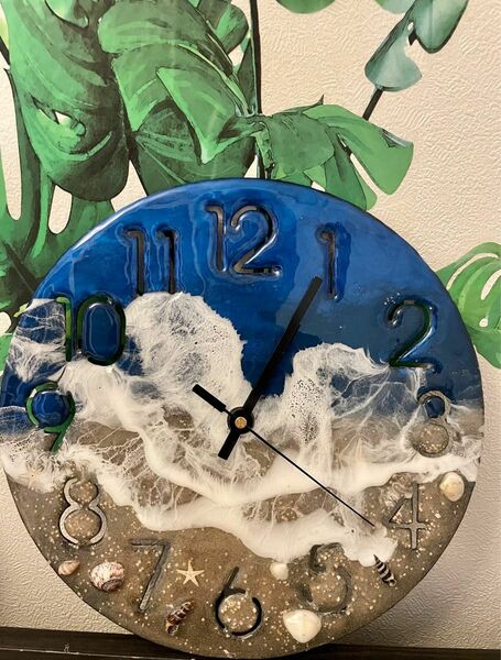 【Ocean Clock Art】オーシャンアート　夜の海
