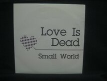 スモール・ワールド / Small World / Love Is Dead ◆EP4159NO BGP◆EP_画像1