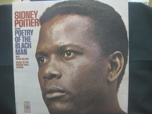 Sidney Poitier With Doris Belack & Brooks Male Chorus / Sidney Poitier Reads The Poetry Of The Black Man◆LP7450NO GBRP◆LP