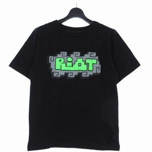 未使用品 ライオットファセッタズム RIOT FACETASM 20AW MEXICAN LOGO TEE メキシカン ロゴ プリント Tシャツ