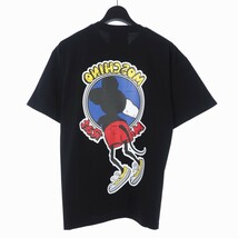 未使用品 モスキーノ MOSCHINO 20SS ネズミプリント Tシャツ カットソー 半袖 XS ブラック 黒 A0779 メンズ_画像2